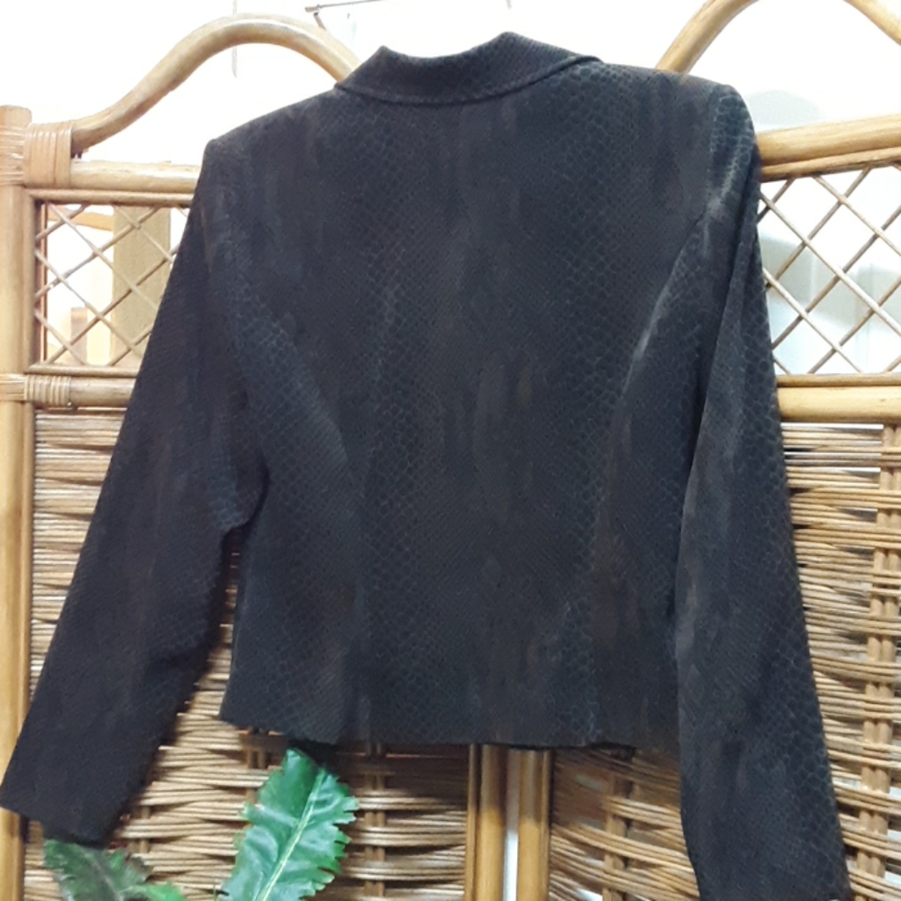 Snake Skin Zip Jacket - Picture 3 of 4
